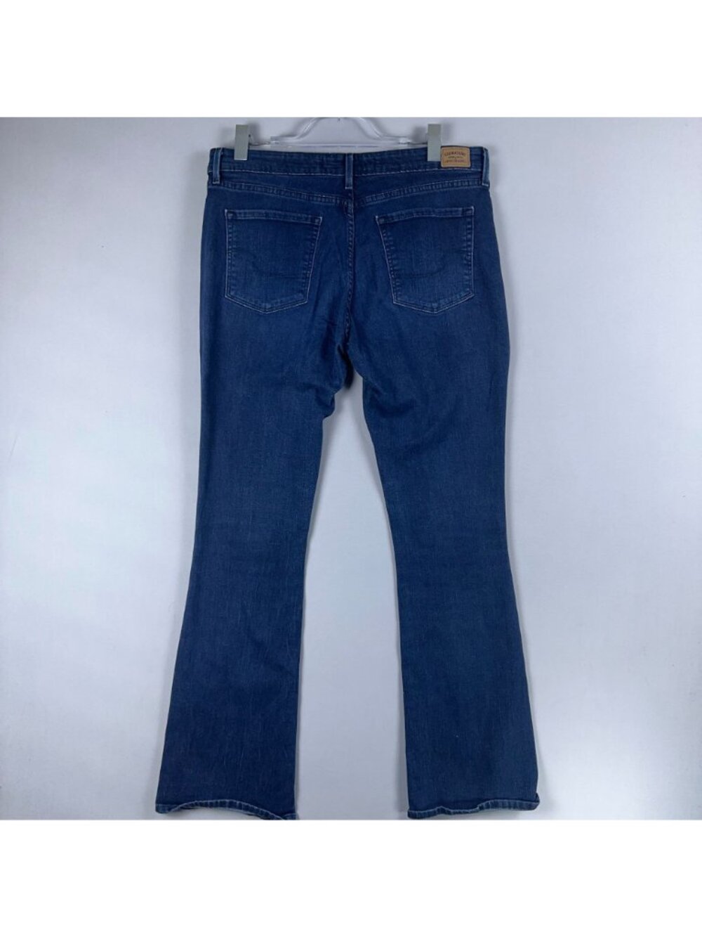 Signature By Levi Strauss Jeans Size 14 Large Bootcut Mid Rise Blue Dark Wash - Picture 2 of 13
